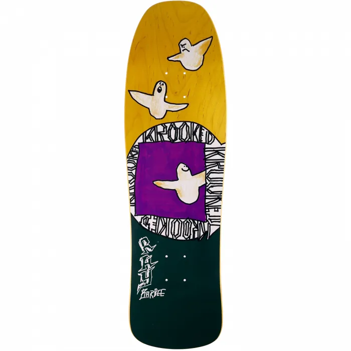 Krooked Barbee Bird Nest Skateboard Deck - 9.53"