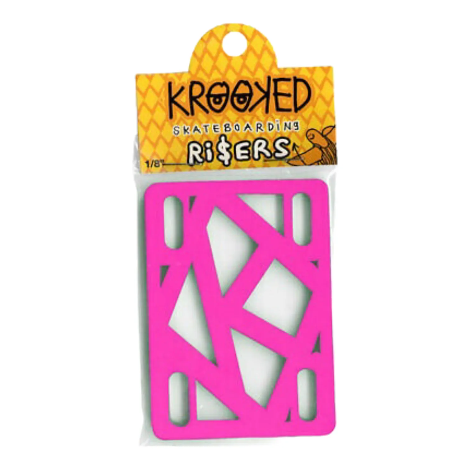 Krooked Risers 1/8" Hot Pink