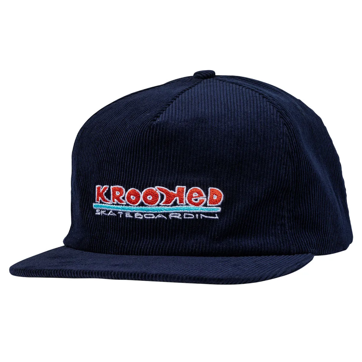 KROOKED SKATEBOARDING SNAPBACK NAVY