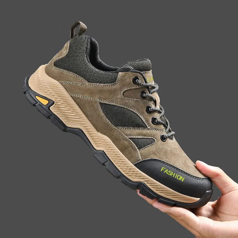 Lace-up Casual Safety Sneakers Mens Non-slip work shoes