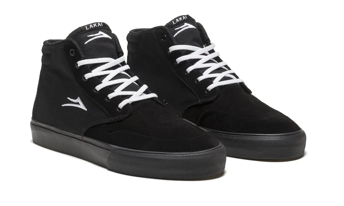 LAKAI RILEY 3 HIGH BLACK/BLACK