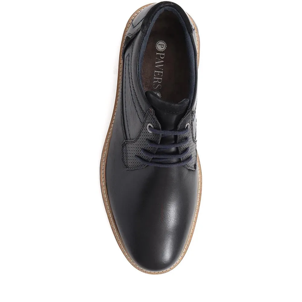 Leather Lace-Up Shoes - PARK38003 / 324 386