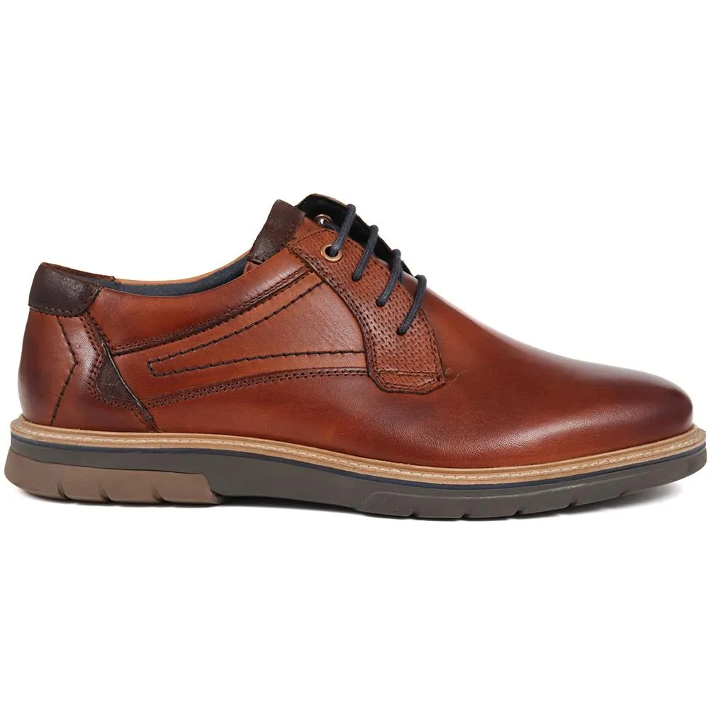 Leather Lace-Up Shoes - PARK38003 / 324 386