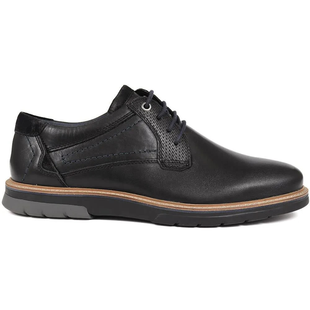 Leather Lace-Up Shoes - PARK38003 / 324 386