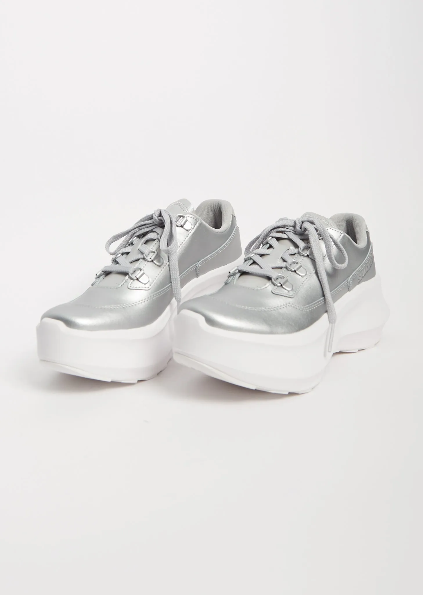 Leather Platform Sneakers