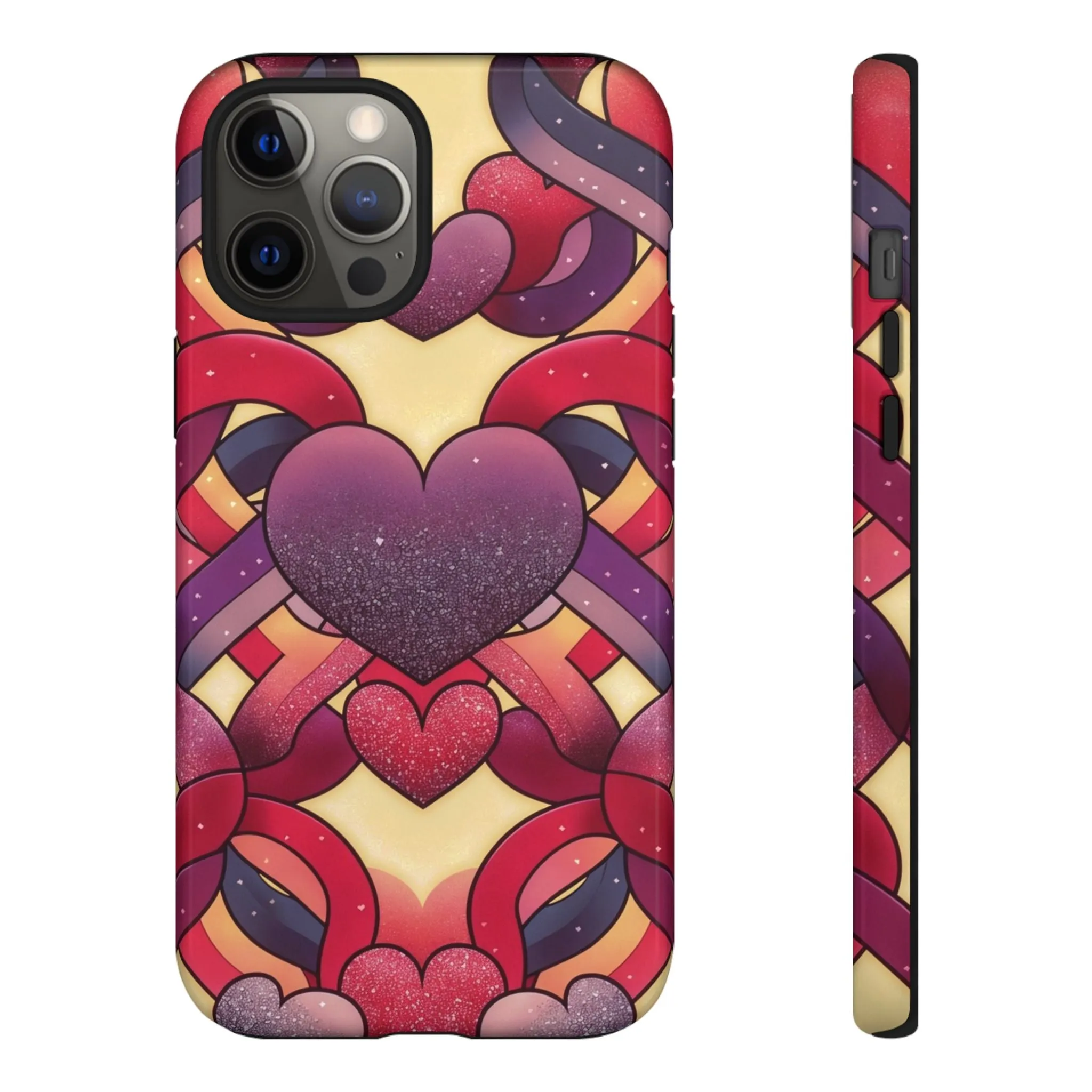 Love at First Sight: Fall Head Over Heels for These Eye-Catching Heart and Ribbon Cell Phone Case