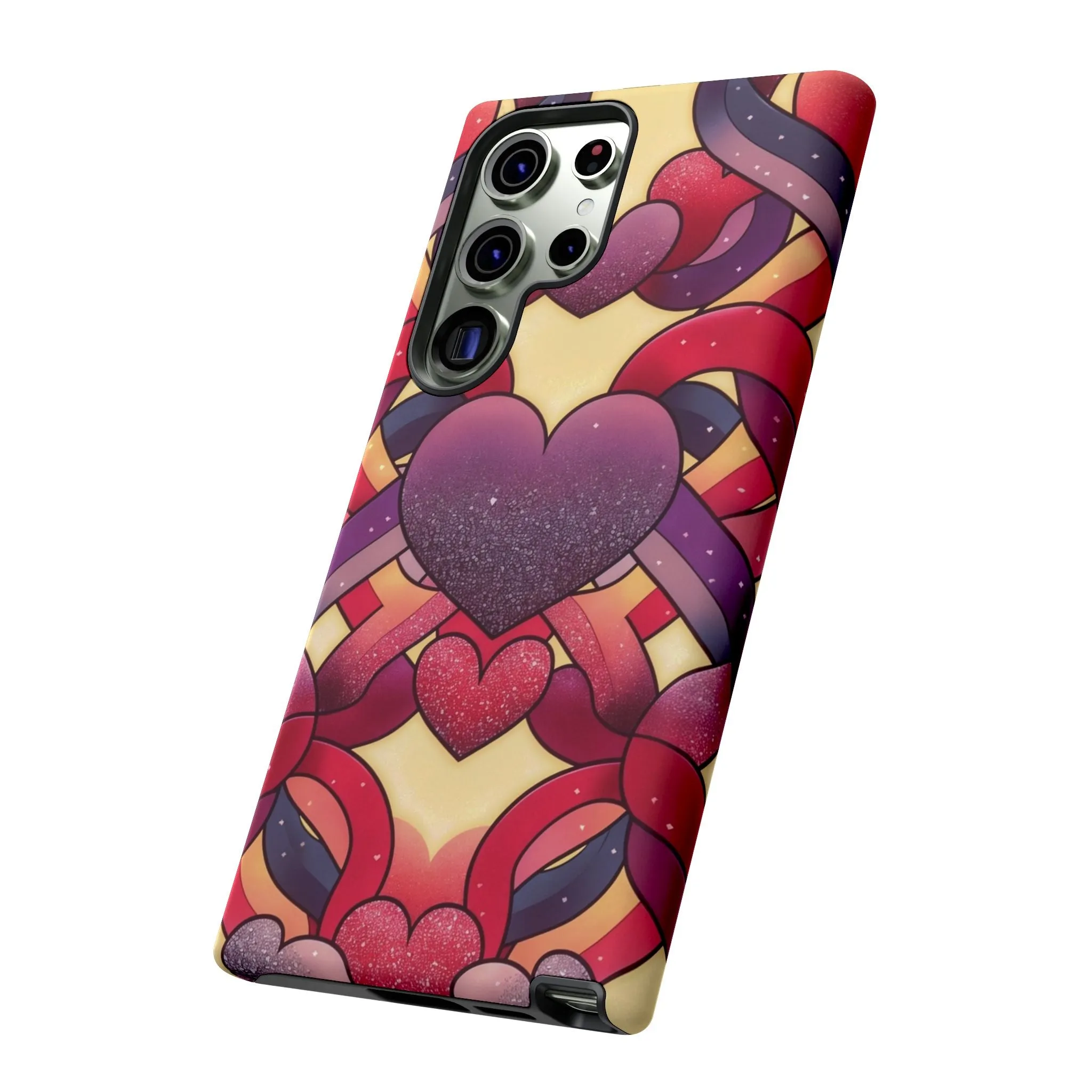 Love at First Sight: Fall Head Over Heels for These Eye-Catching Heart and Ribbon Cell Phone Case