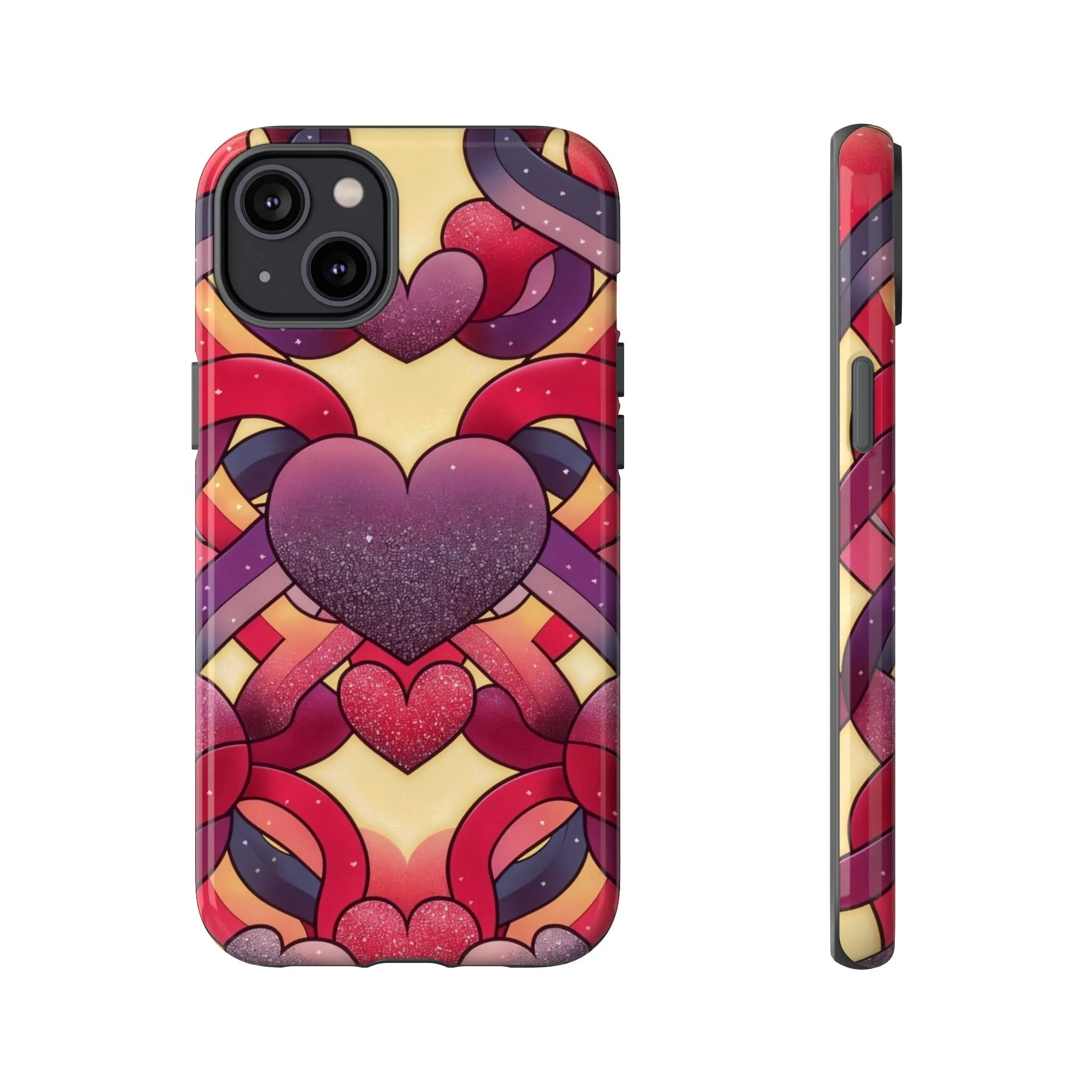 Love at First Sight: Fall Head Over Heels for These Eye-Catching Heart and Ribbon Cell Phone Case