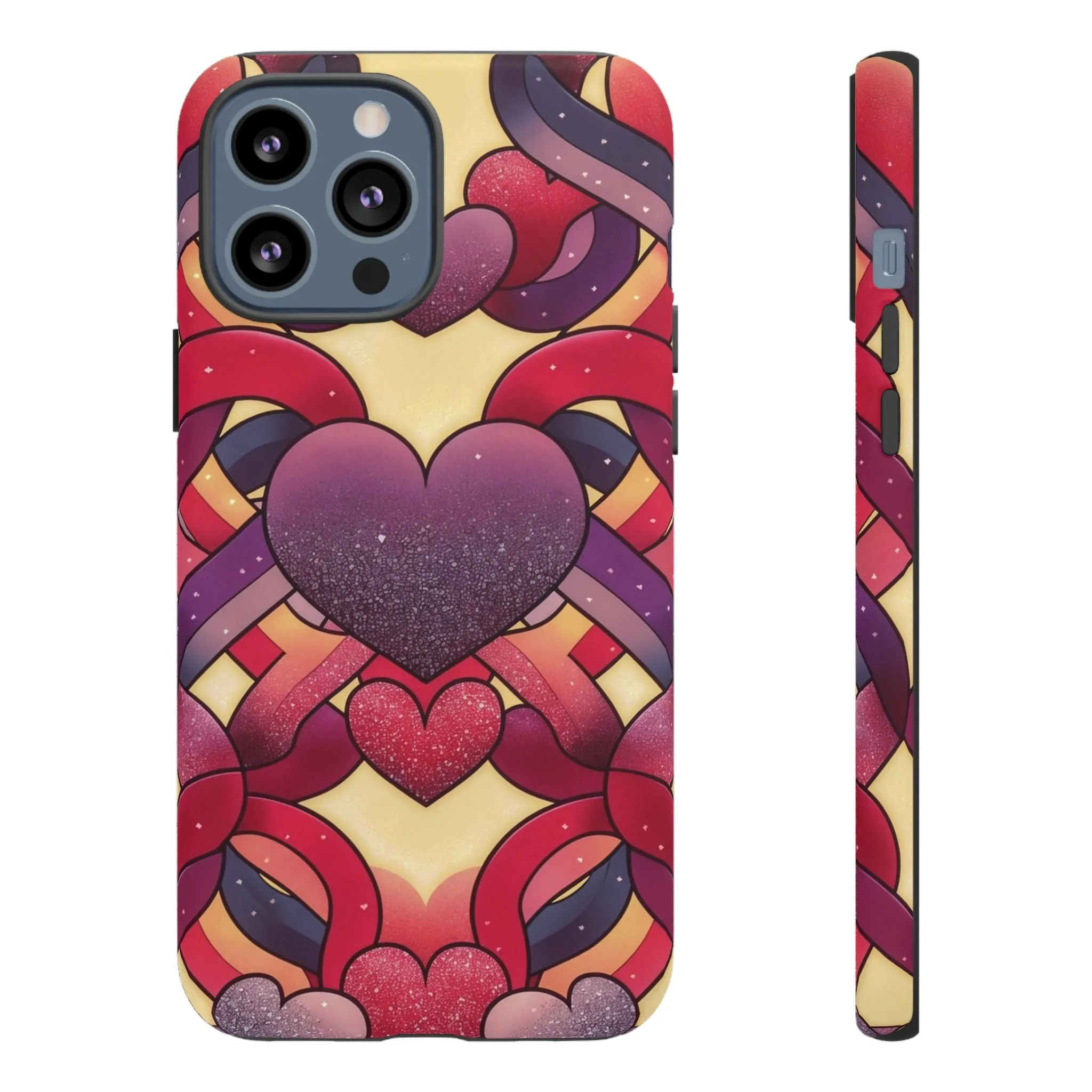 Love at First Sight: Fall Head Over Heels for These Eye-Catching Heart and Ribbon Cell Phone Case