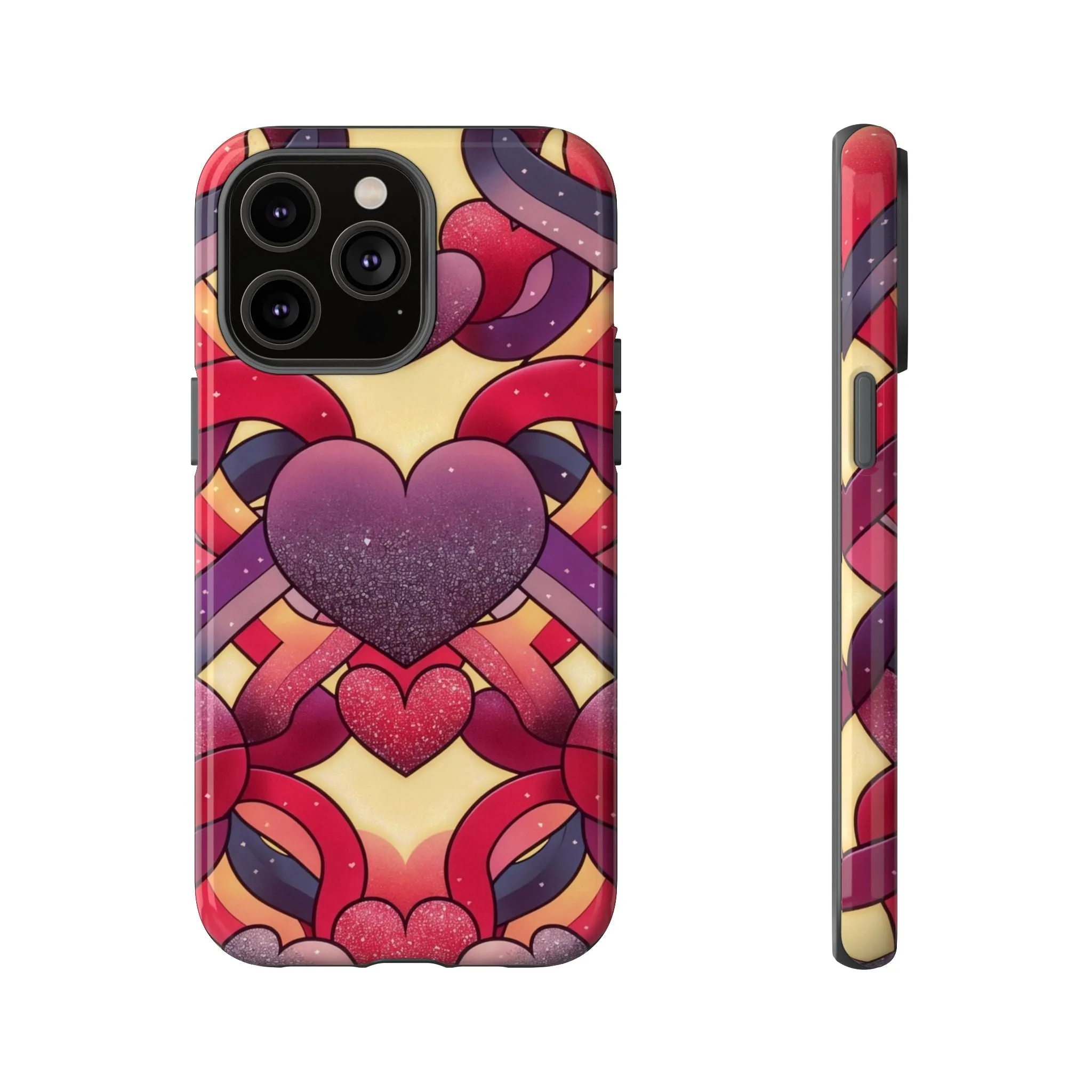 Love at First Sight: Fall Head Over Heels for These Eye-Catching Heart and Ribbon Cell Phone Case