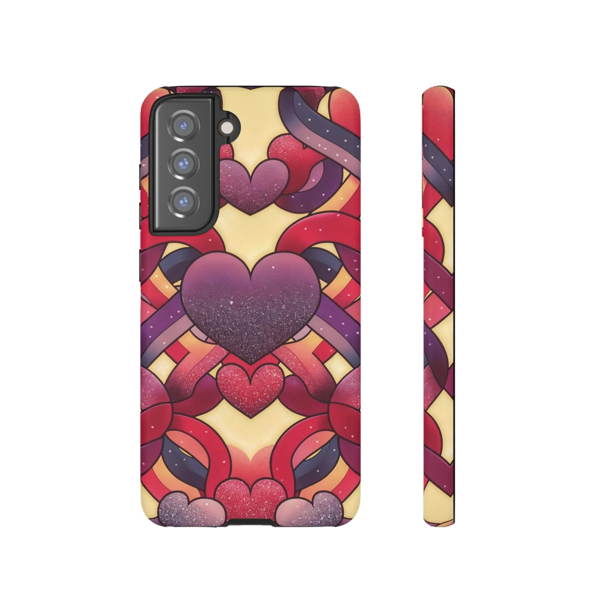 Love at First Sight: Fall Head Over Heels for These Eye-Catching Heart and Ribbon Cell Phone Case