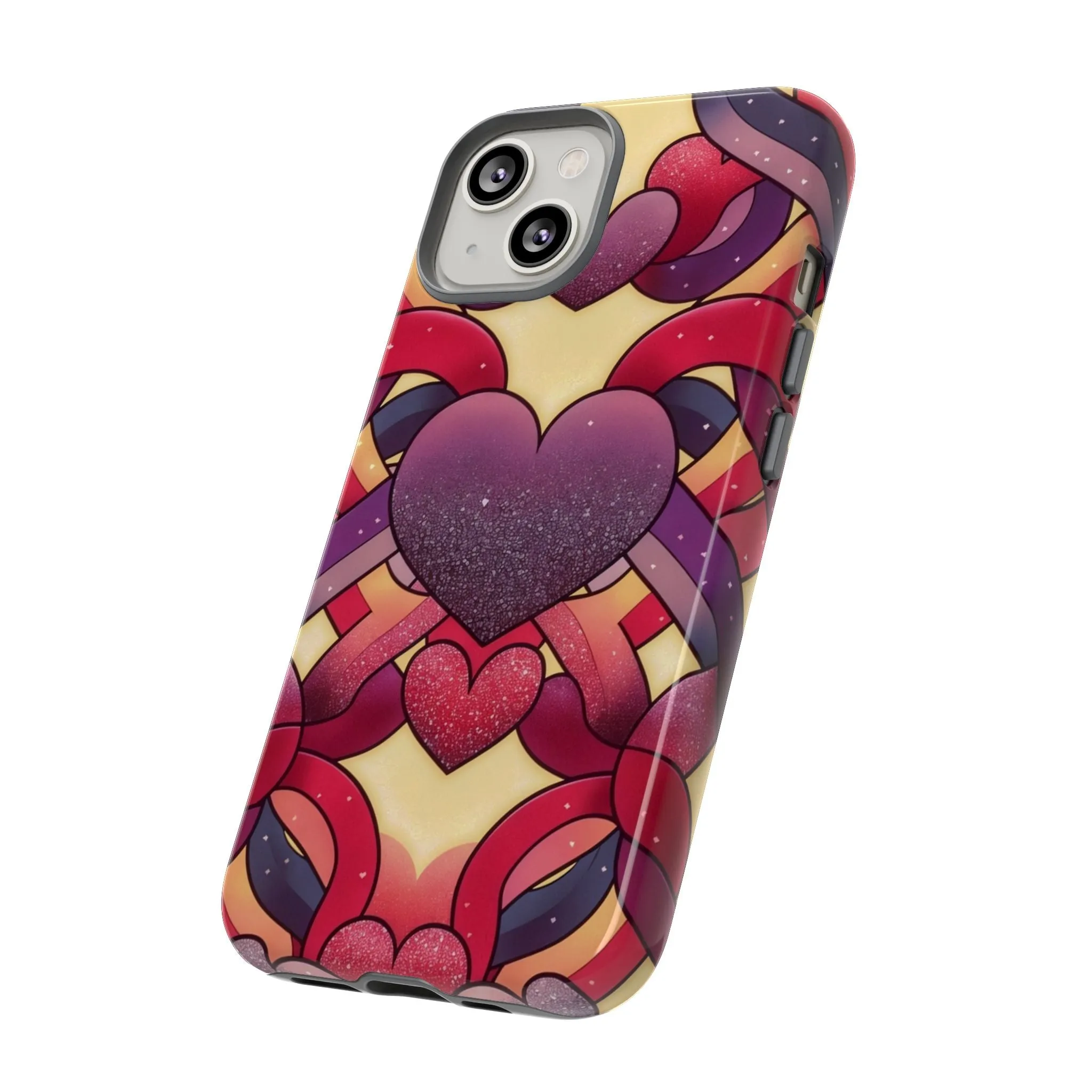 Love at First Sight: Fall Head Over Heels for These Eye-Catching Heart and Ribbon Cell Phone Case