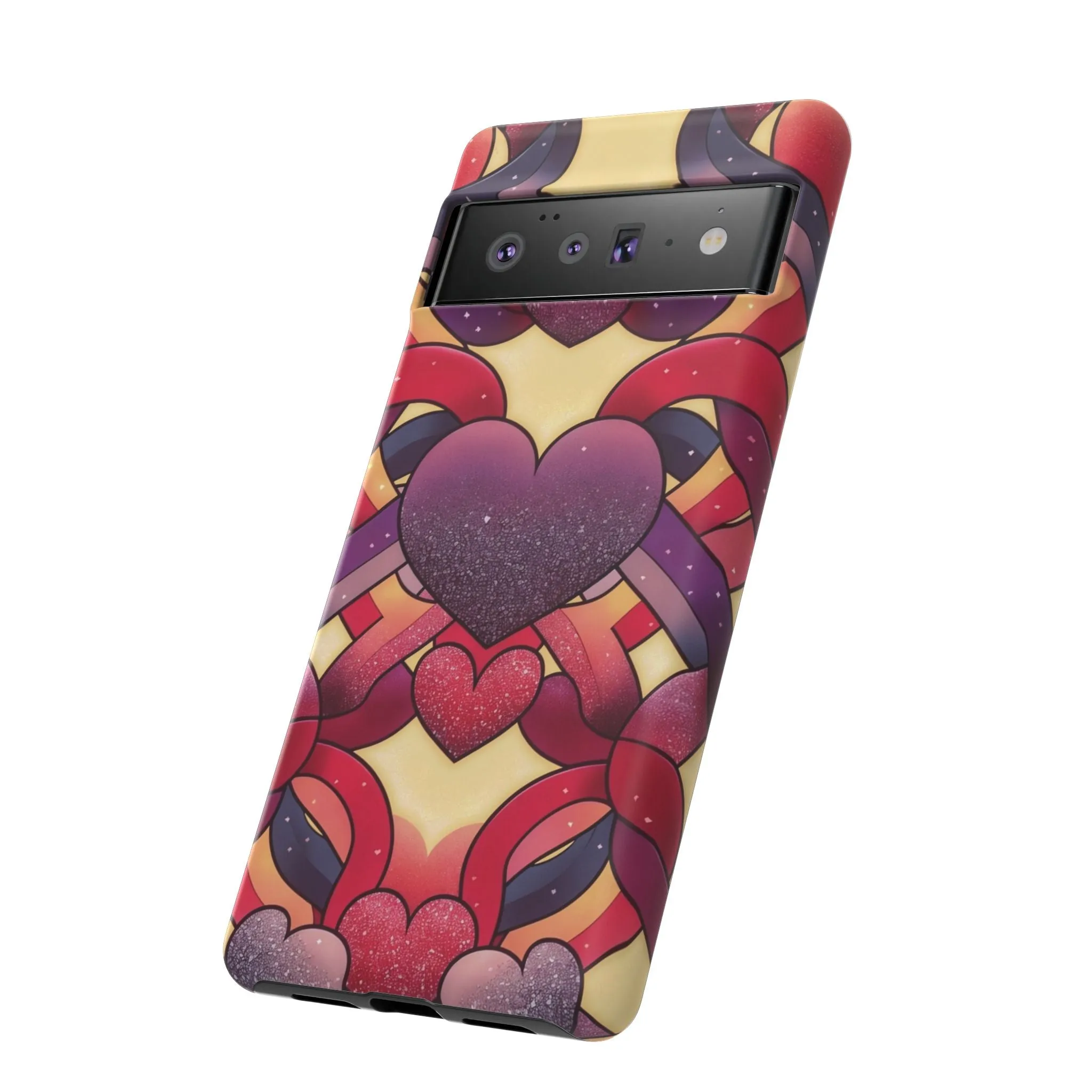 Love at First Sight: Fall Head Over Heels for These Eye-Catching Heart and Ribbon Cell Phone Case