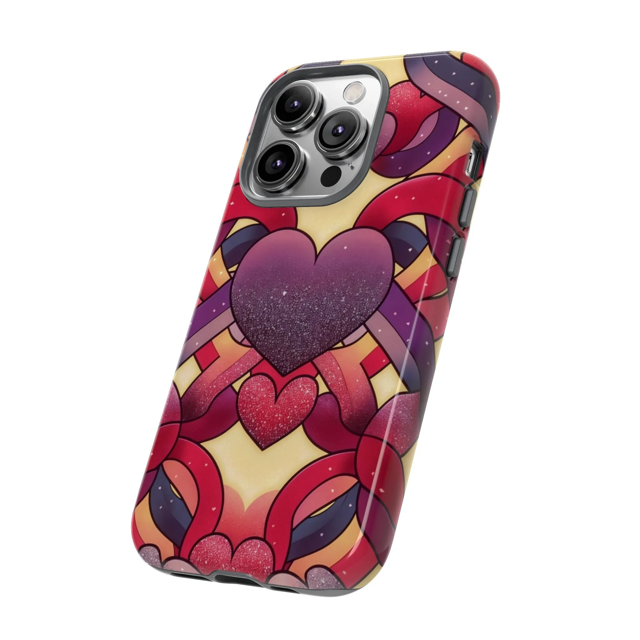 Love at First Sight: Fall Head Over Heels for These Eye-Catching Heart and Ribbon Cell Phone Case