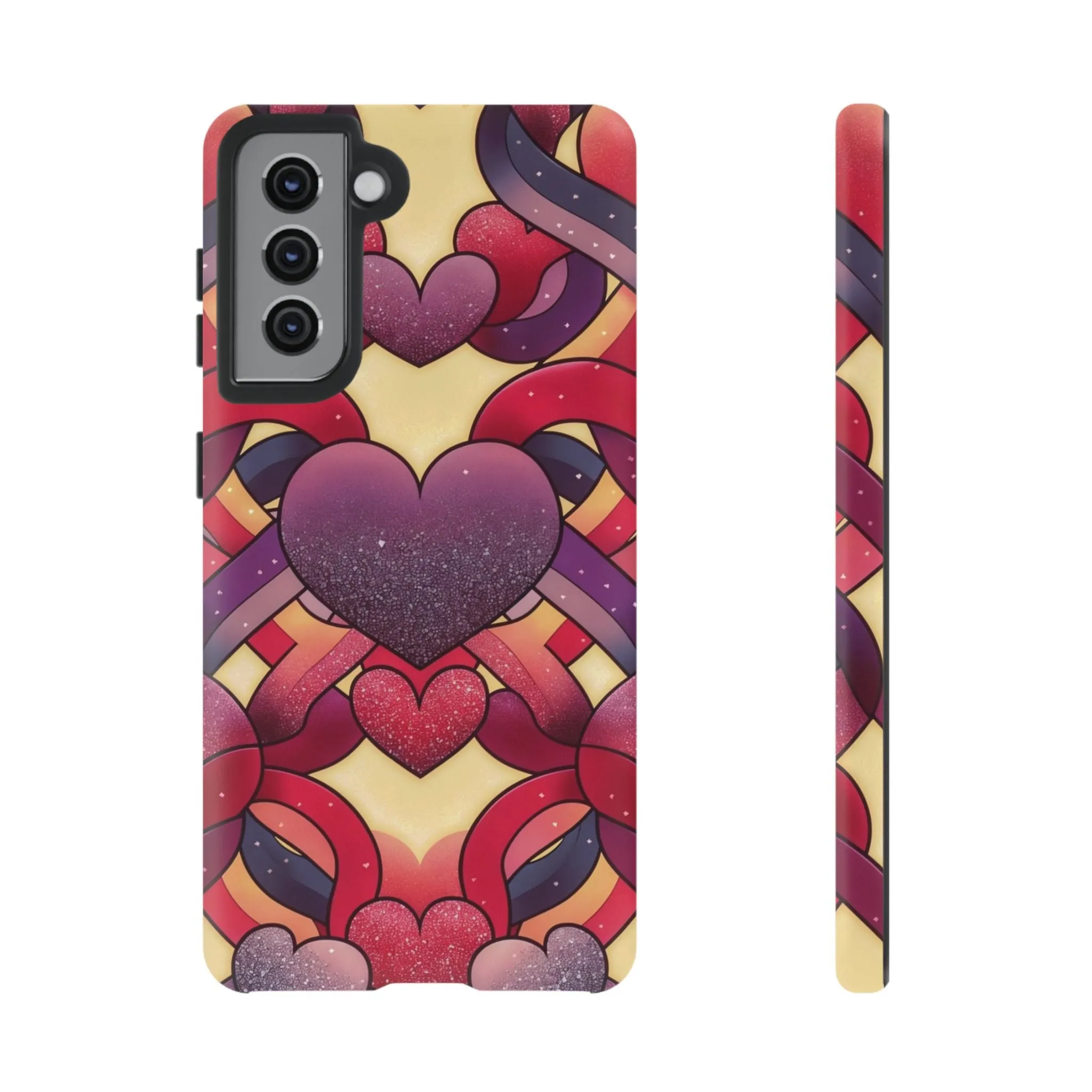 Love at First Sight: Fall Head Over Heels for These Eye-Catching Heart and Ribbon Cell Phone Case