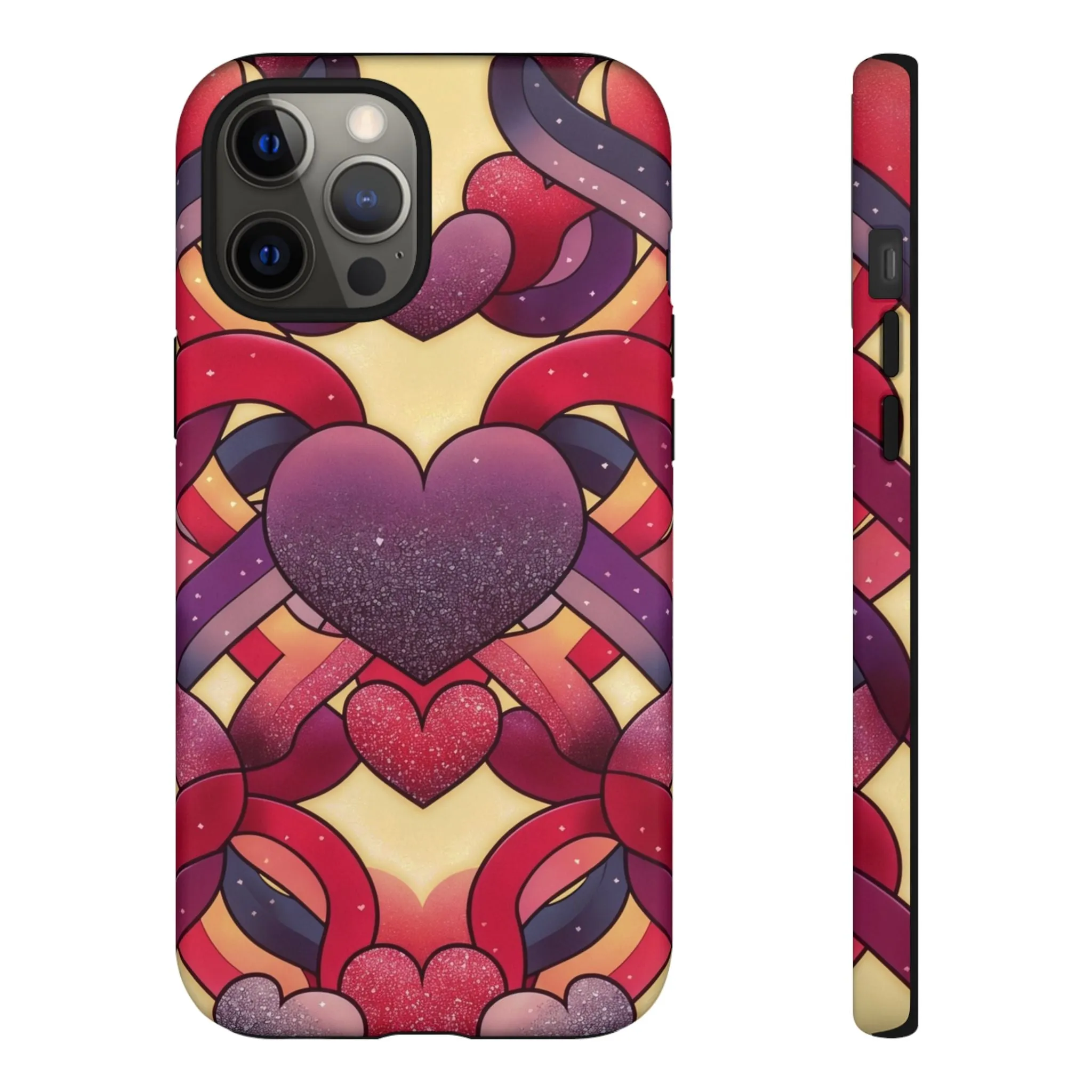 Love at First Sight: Fall Head Over Heels for These Eye-Catching Heart and Ribbon Cell Phone Case