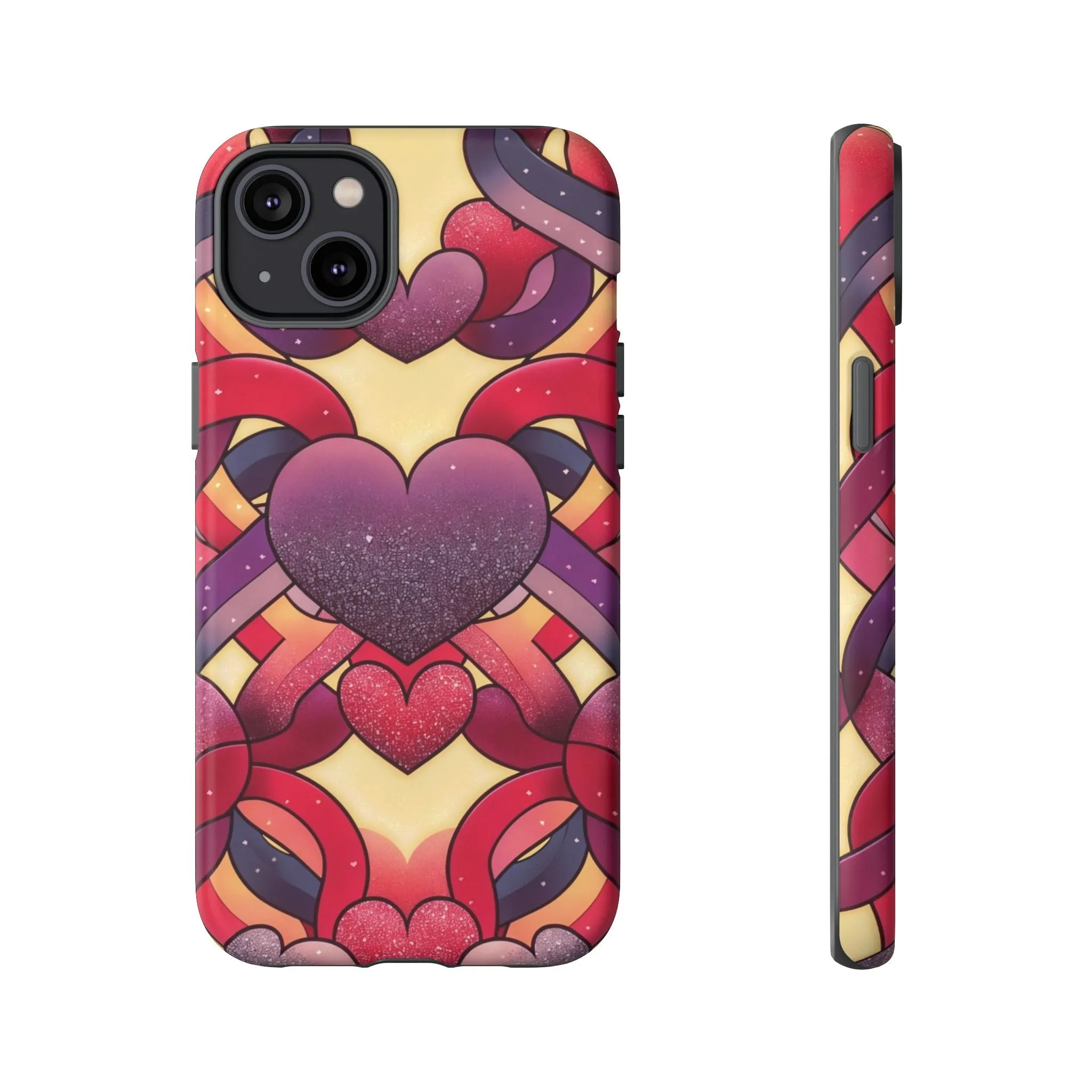 Love at First Sight: Fall Head Over Heels for These Eye-Catching Heart and Ribbon Cell Phone Case