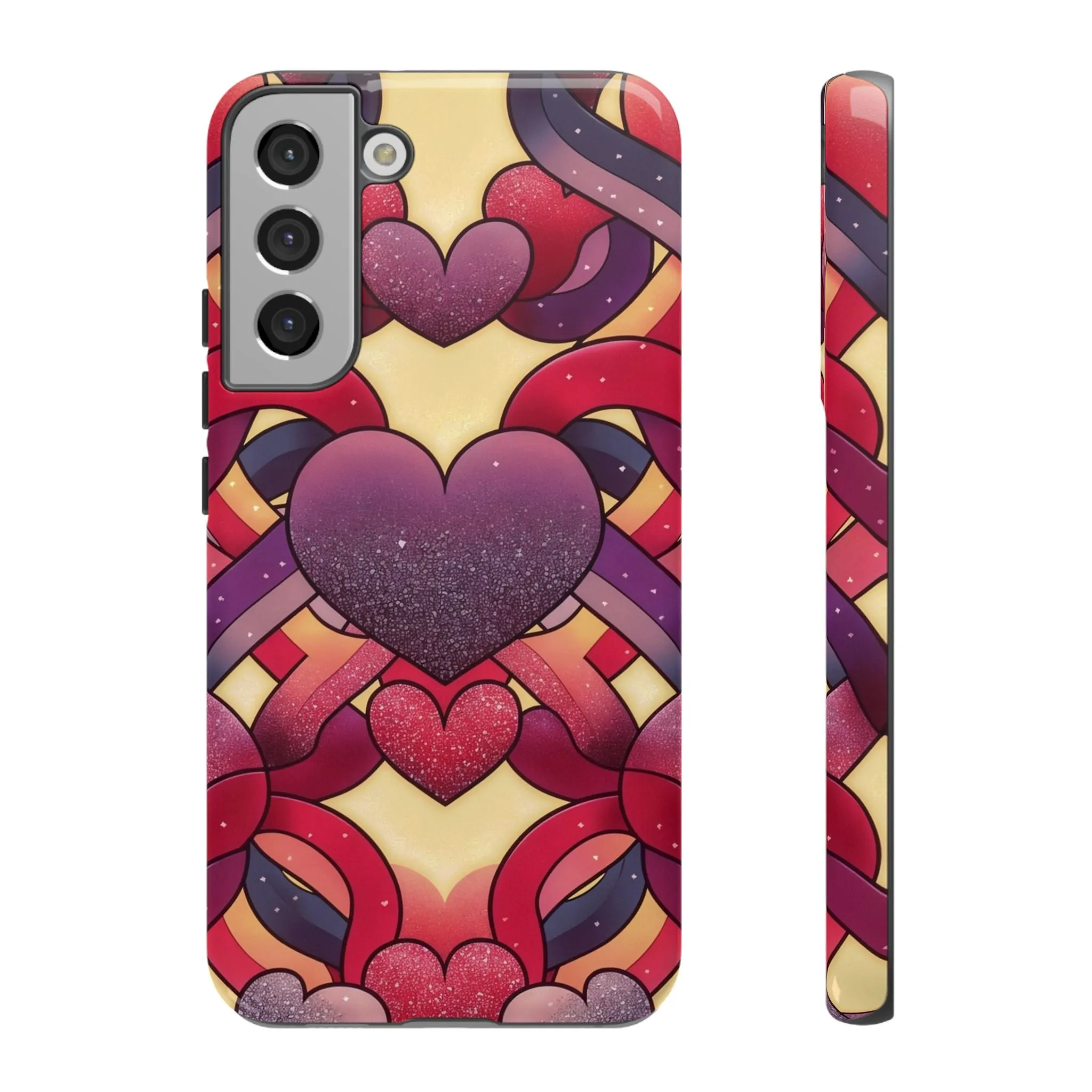 Love at First Sight: Fall Head Over Heels for These Eye-Catching Heart and Ribbon Cell Phone Case