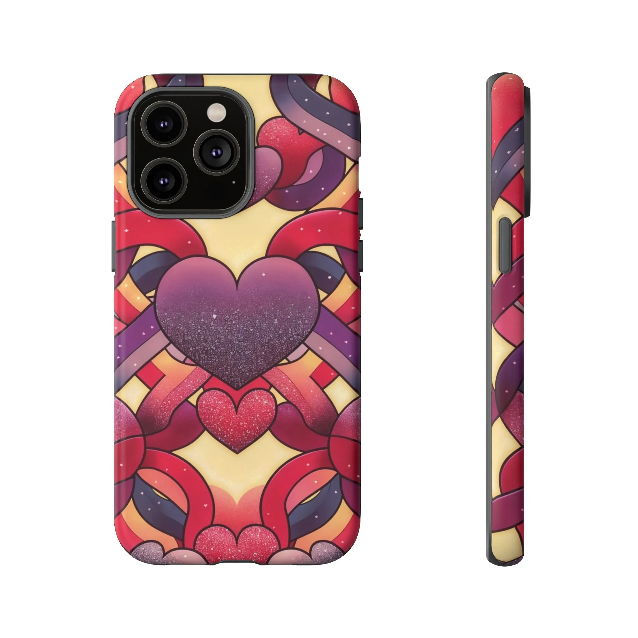 Love at First Sight: Fall Head Over Heels for These Eye-Catching Heart and Ribbon Cell Phone Case