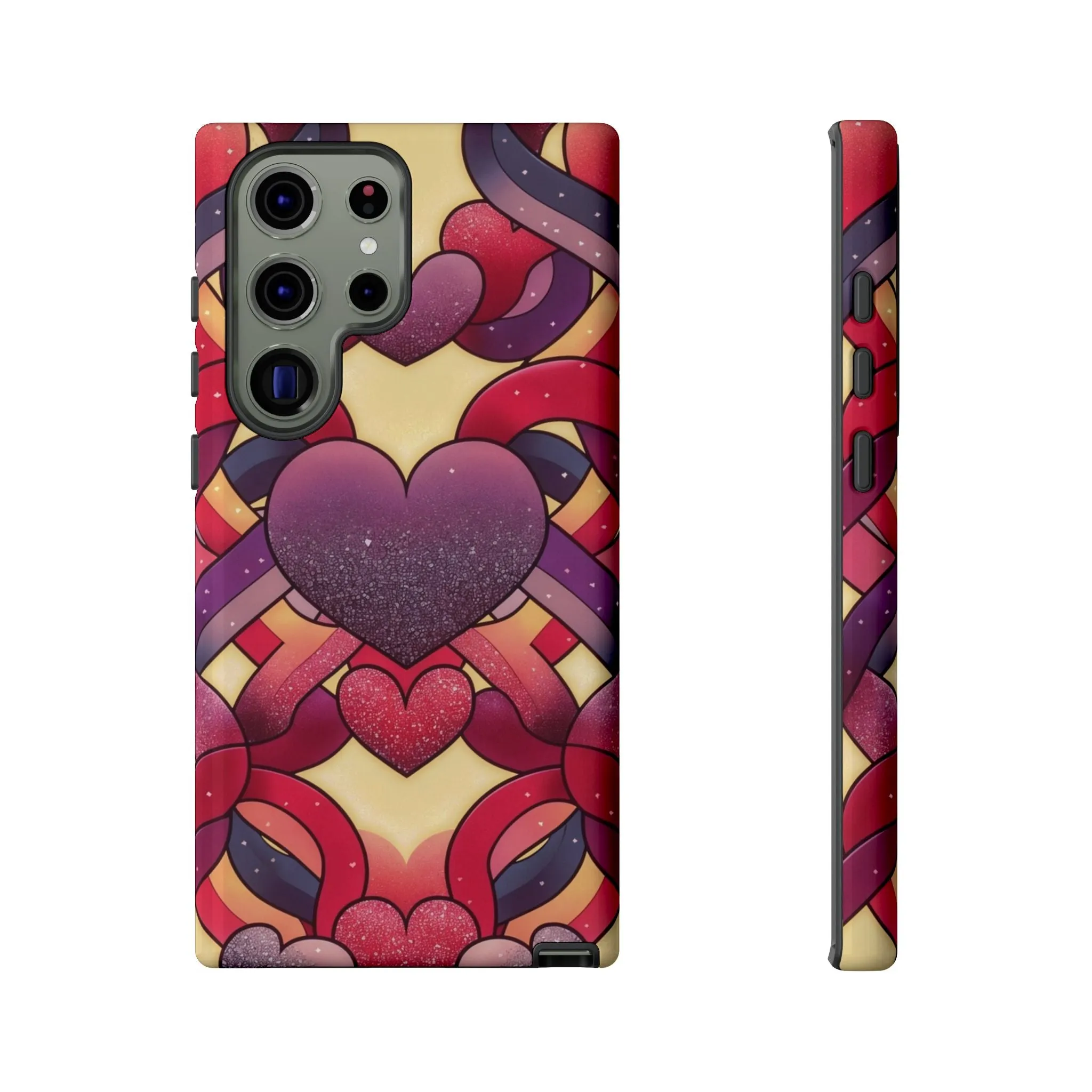 Love at First Sight: Fall Head Over Heels for These Eye-Catching Heart and Ribbon Cell Phone Case