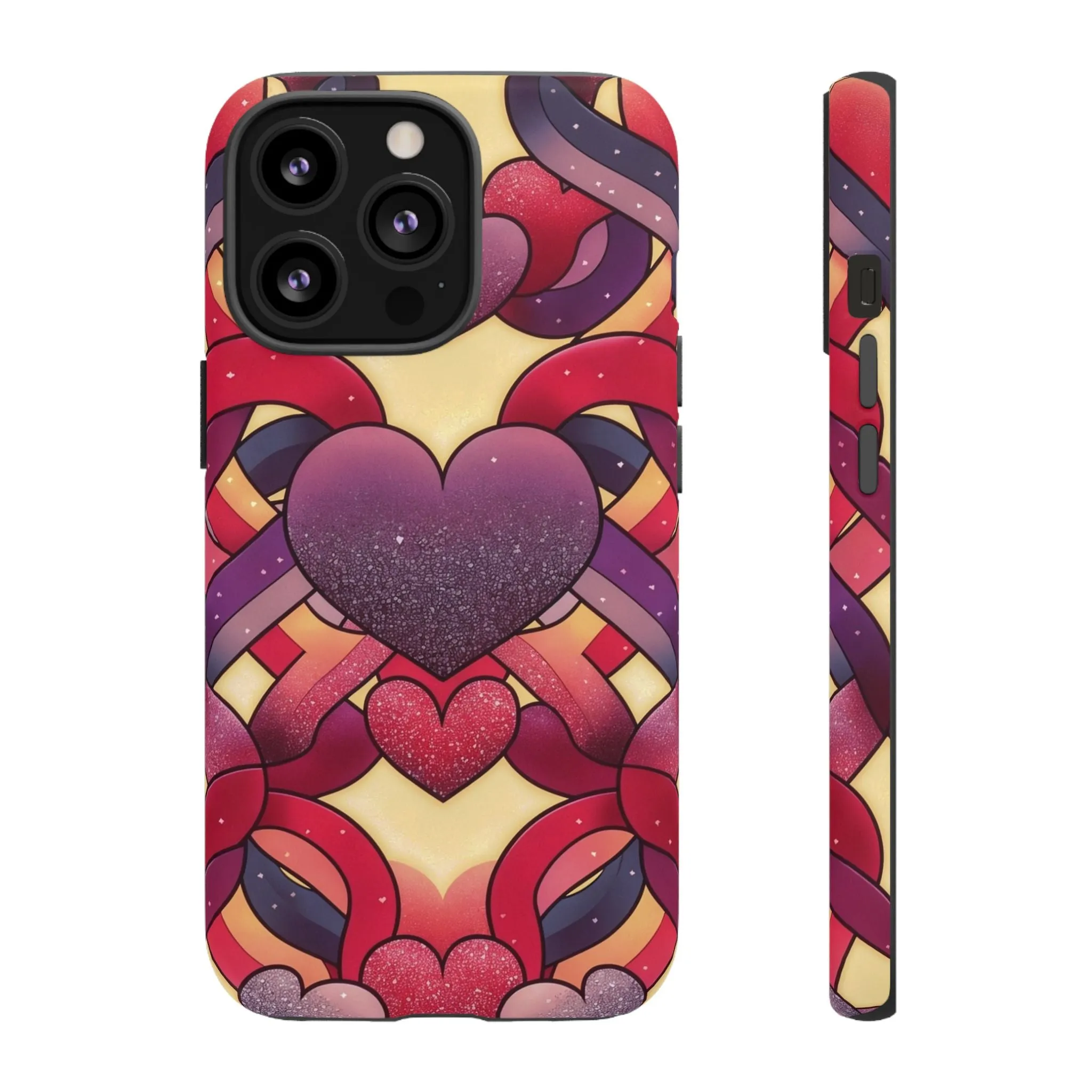 Love at First Sight: Fall Head Over Heels for These Eye-Catching Heart and Ribbon Cell Phone Case