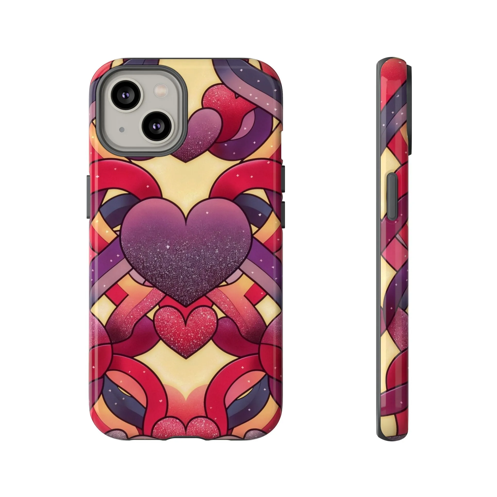 Love at First Sight: Fall Head Over Heels for These Eye-Catching Heart and Ribbon Cell Phone Case