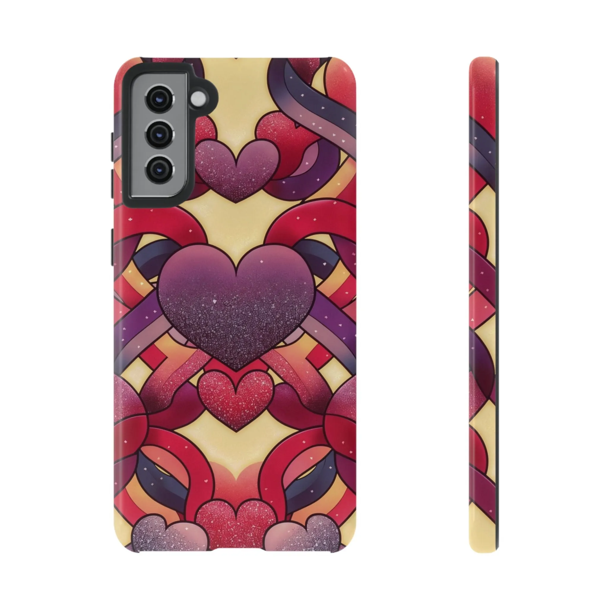 Love at First Sight: Fall Head Over Heels for These Eye-Catching Heart and Ribbon Cell Phone Case