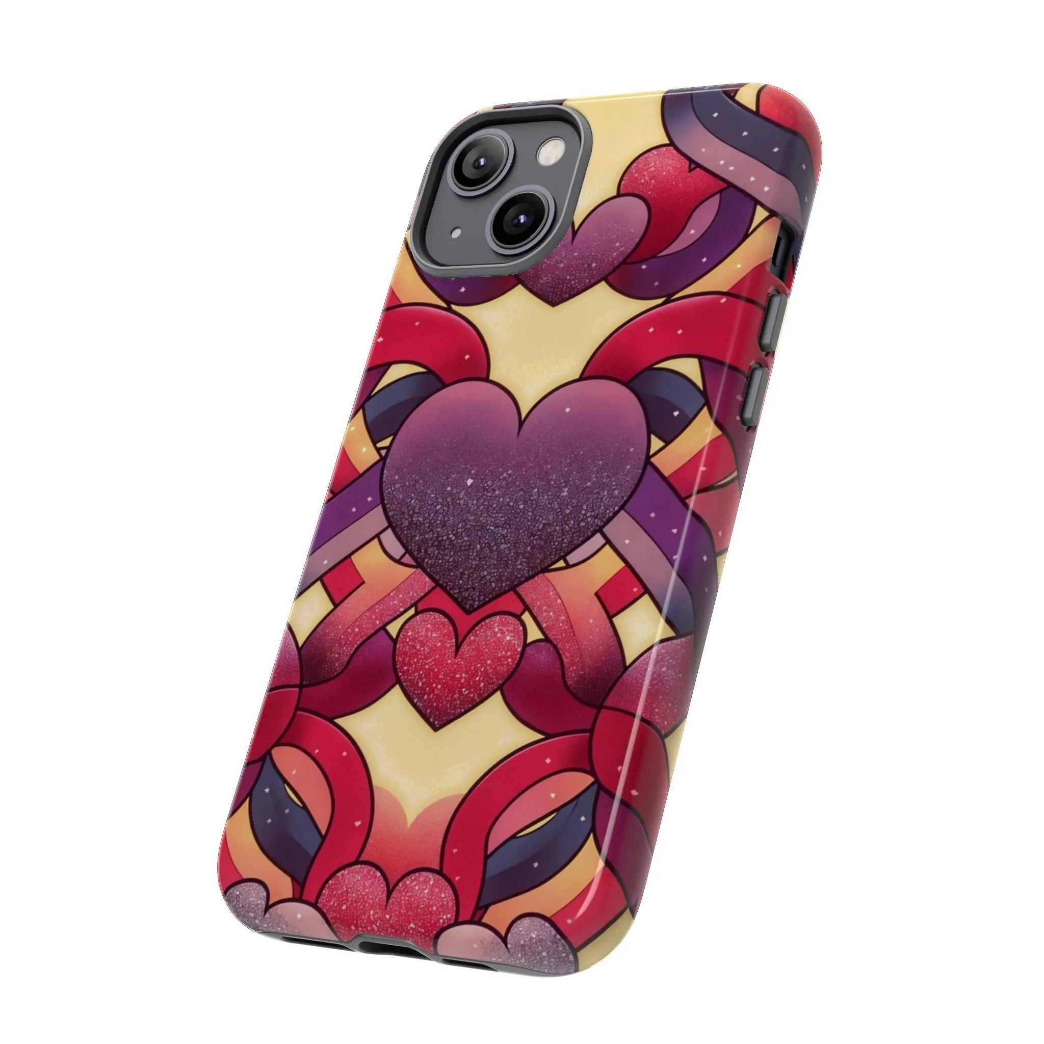 Love at First Sight: Fall Head Over Heels for These Eye-Catching Heart and Ribbon Cell Phone Case