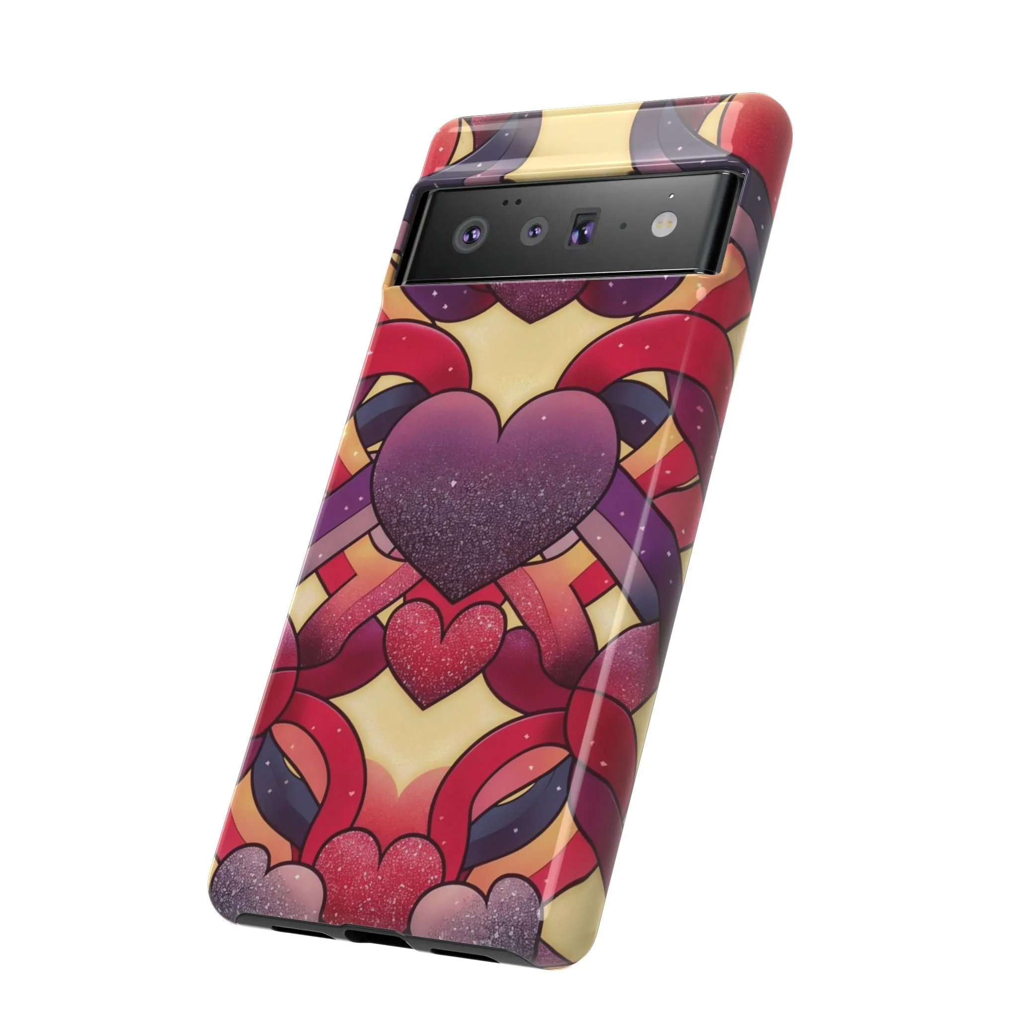 Love at First Sight: Fall Head Over Heels for These Eye-Catching Heart and Ribbon Cell Phone Case