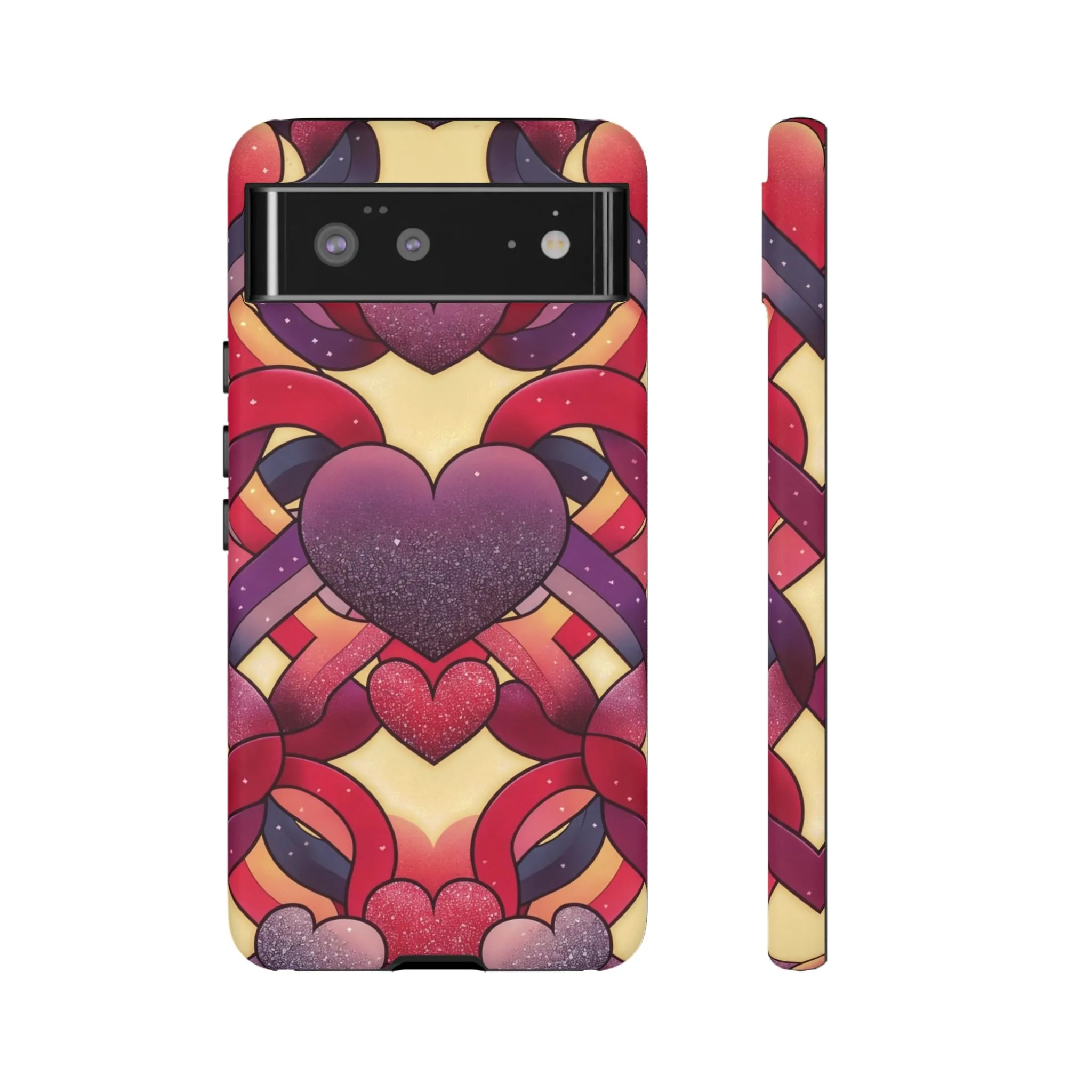 Love at First Sight: Fall Head Over Heels for These Eye-Catching Heart and Ribbon Cell Phone Case