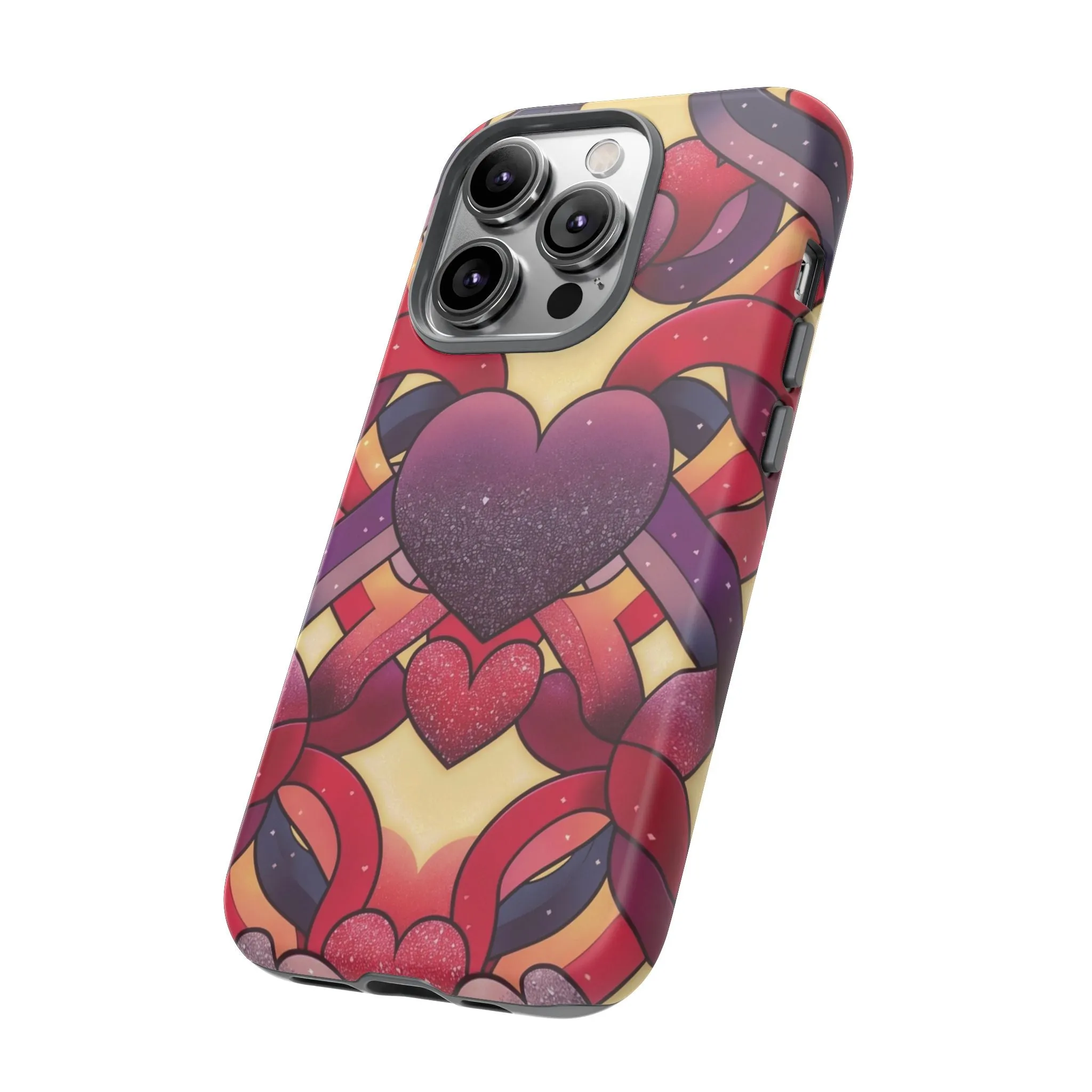 Love at First Sight: Fall Head Over Heels for These Eye-Catching Heart and Ribbon Cell Phone Case