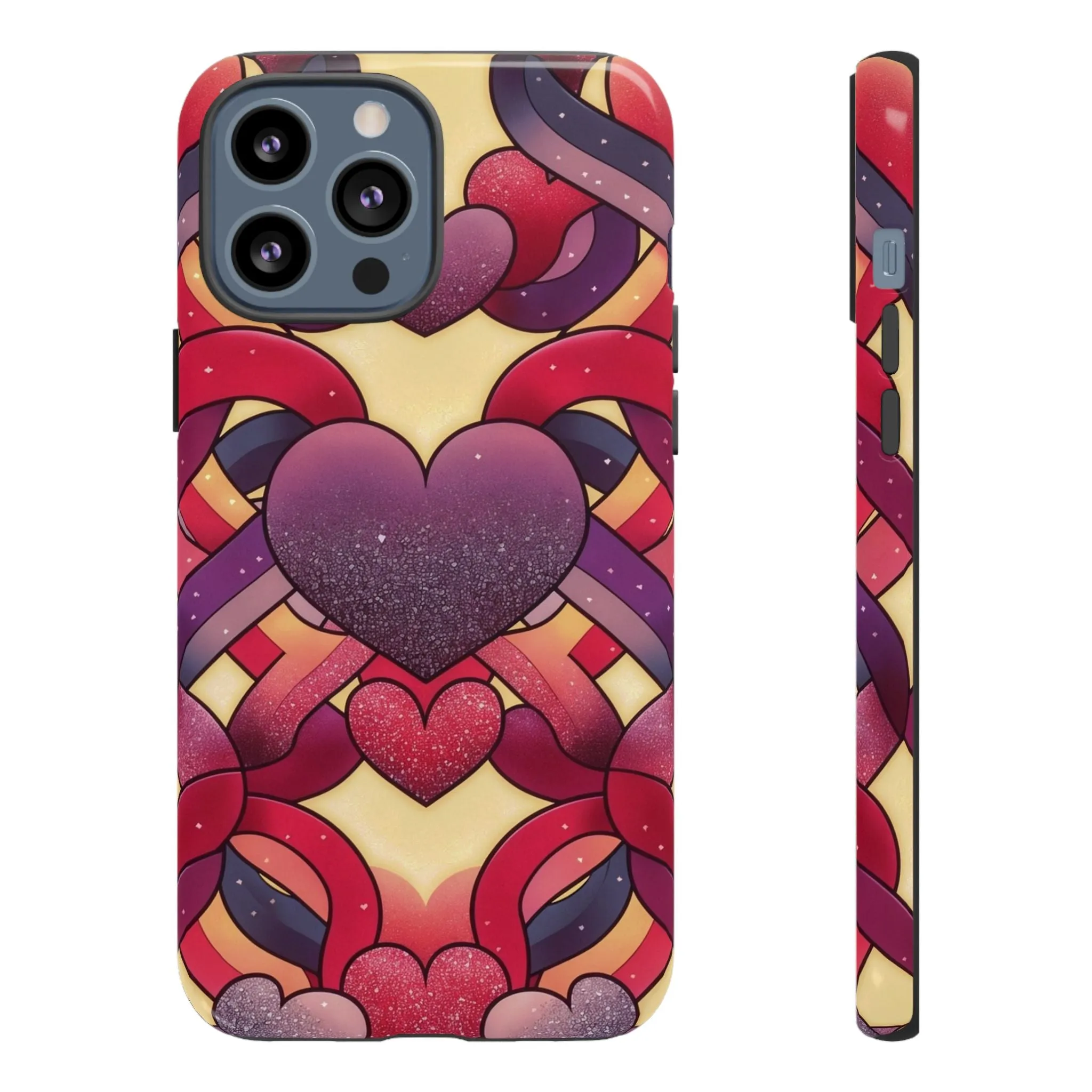 Love at First Sight: Fall Head Over Heels for These Eye-Catching Heart and Ribbon Cell Phone Case