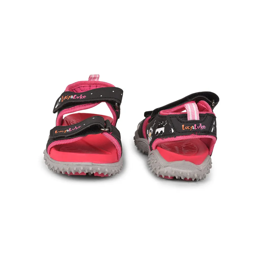 Lucy & Luke (Pink) Casual Sandal For Kids By Liberty