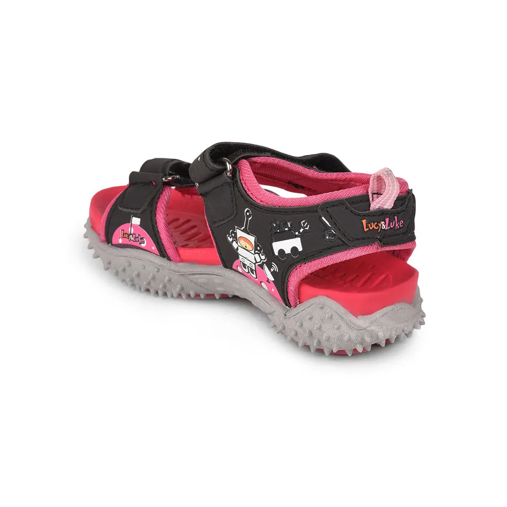 Lucy & Luke (Pink) Casual Sandal For Kids By Liberty