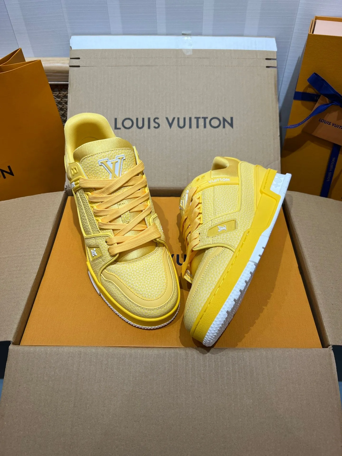 LUV Yellow Trainer Sneakers-080