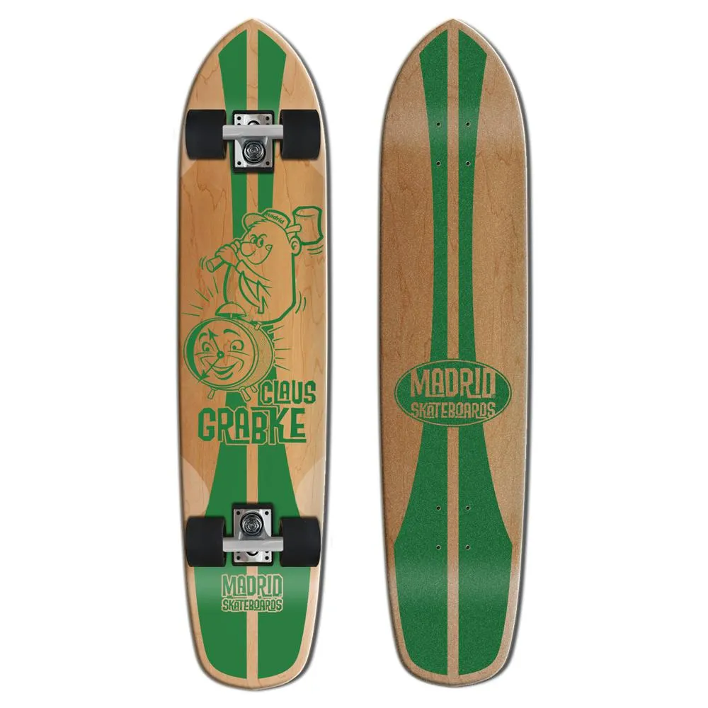 Madrid Claus Grabke Retro Green 2.0 34" Cruiser Longboard