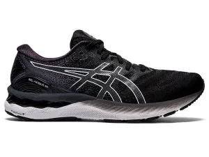 Men's Asics Gel-Nimbus 23, Black/White, 10.5 2E Wide