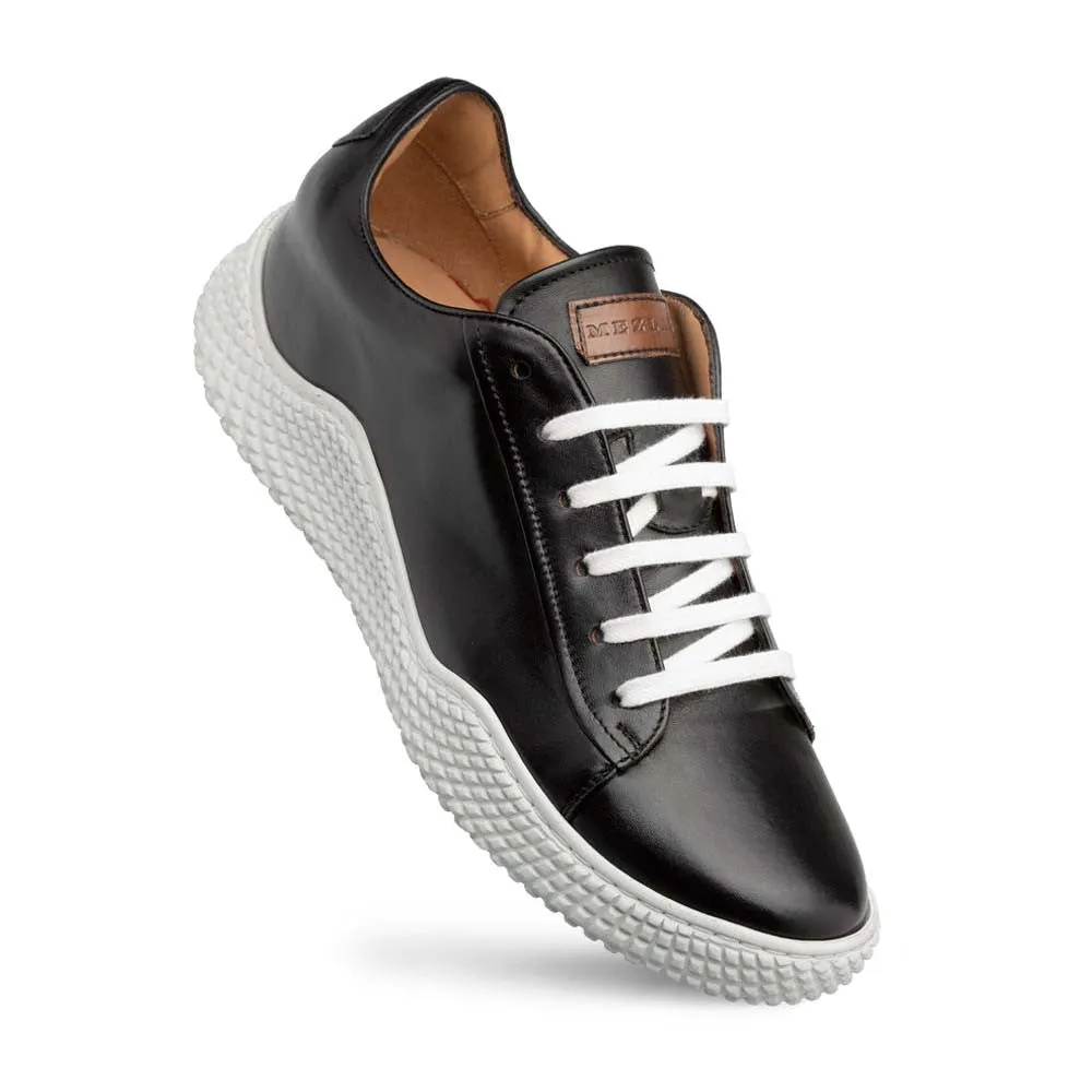 MEZLAN Men’s Black Leather Sneakers