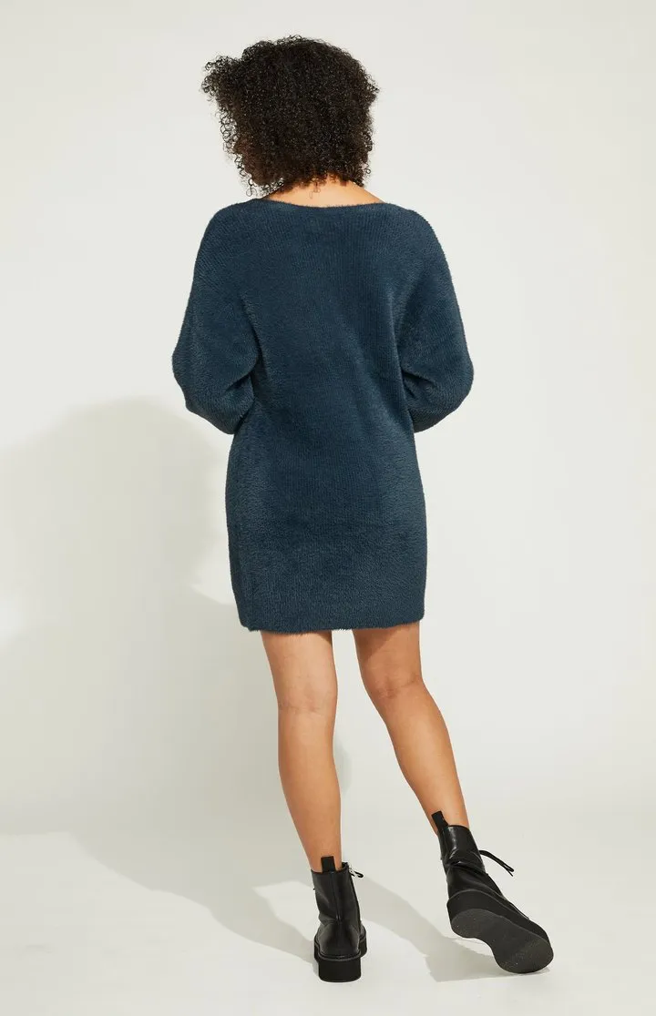 Midnight Vneck Monroe Sweater Dress