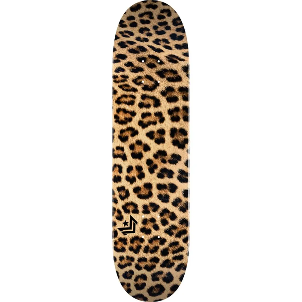 Mini Logo Leopard Fur 7.75" Skateboard Deck