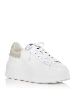 Moby Women's Ash Platform Low Top Sneakers