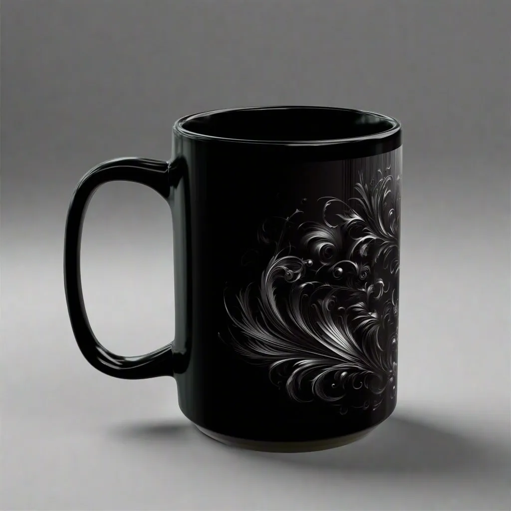 Moonlit Darkness Gothic Coffee Mug – Illuminate Every Sip with Dark Elegance