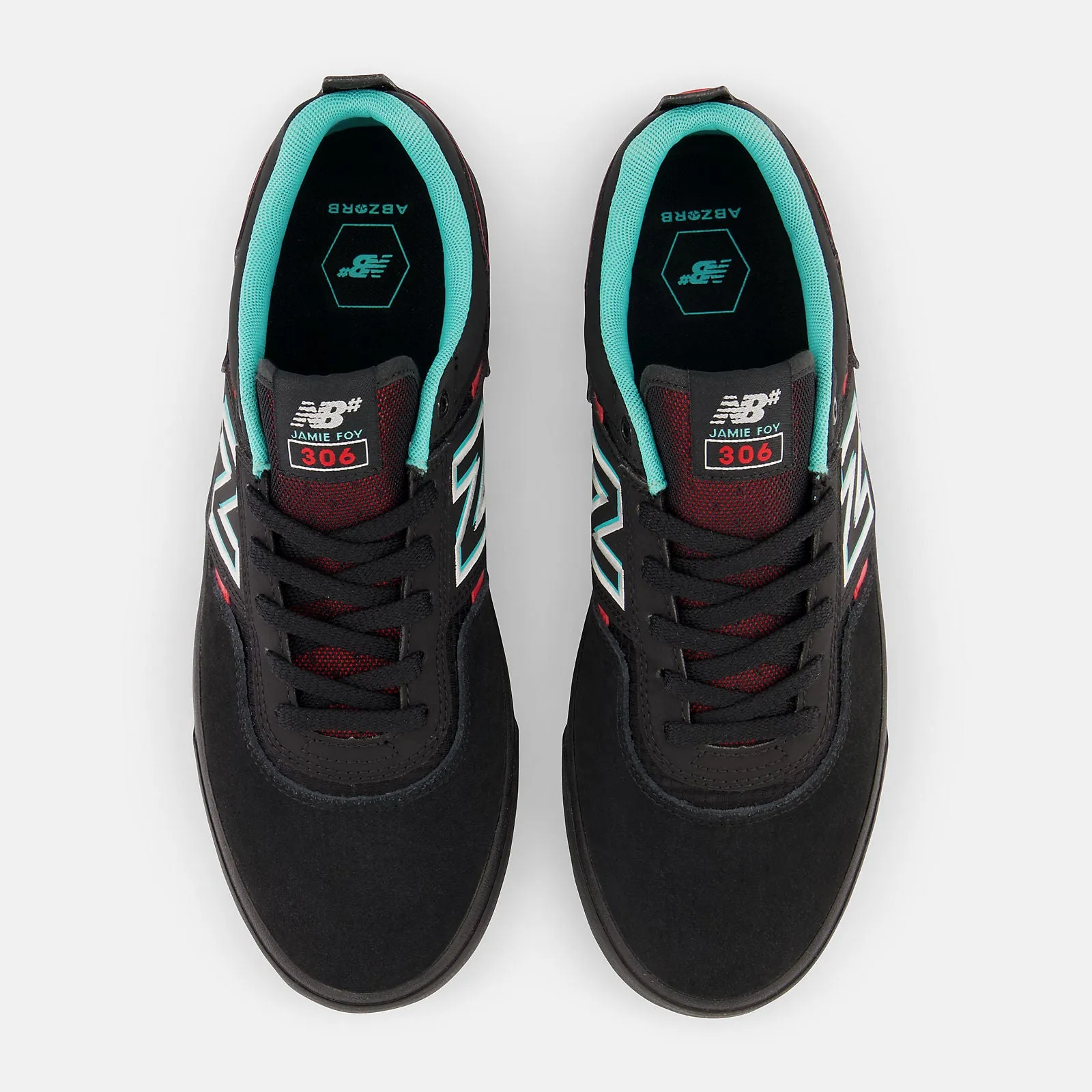 NEW BALANCE 306 JAMIE FOY BLACL/ELECTRIC RED