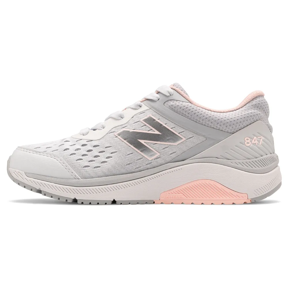 New Balance 847v4 Walking Shoe Arctic Fox/Silver Mink/Peach Soda (Women's)