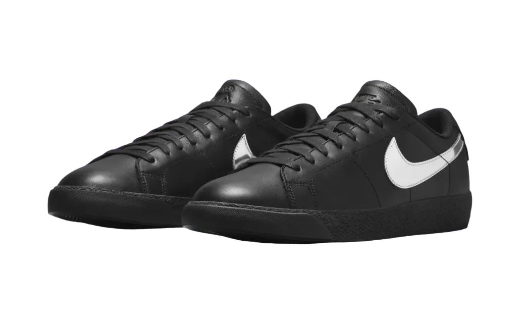 Nike Sb X Dancer Blazer Low - (Black/Black-Metallic Silver)