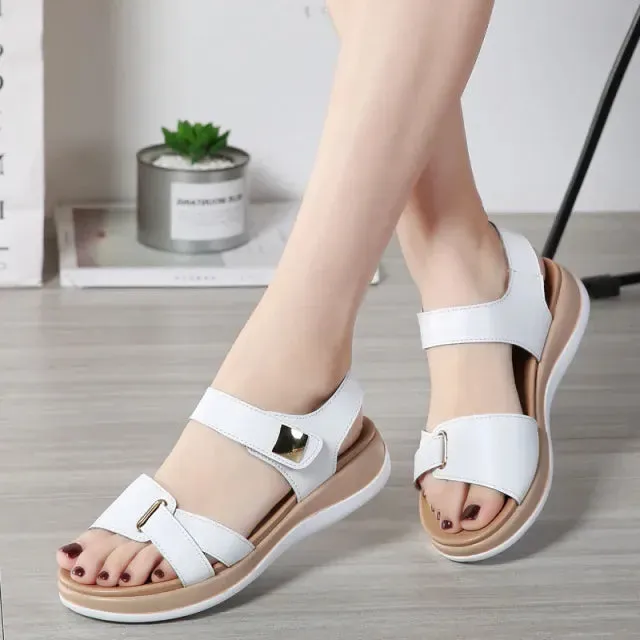 OCW Women Premium Soft Leather Comfortable Sandals