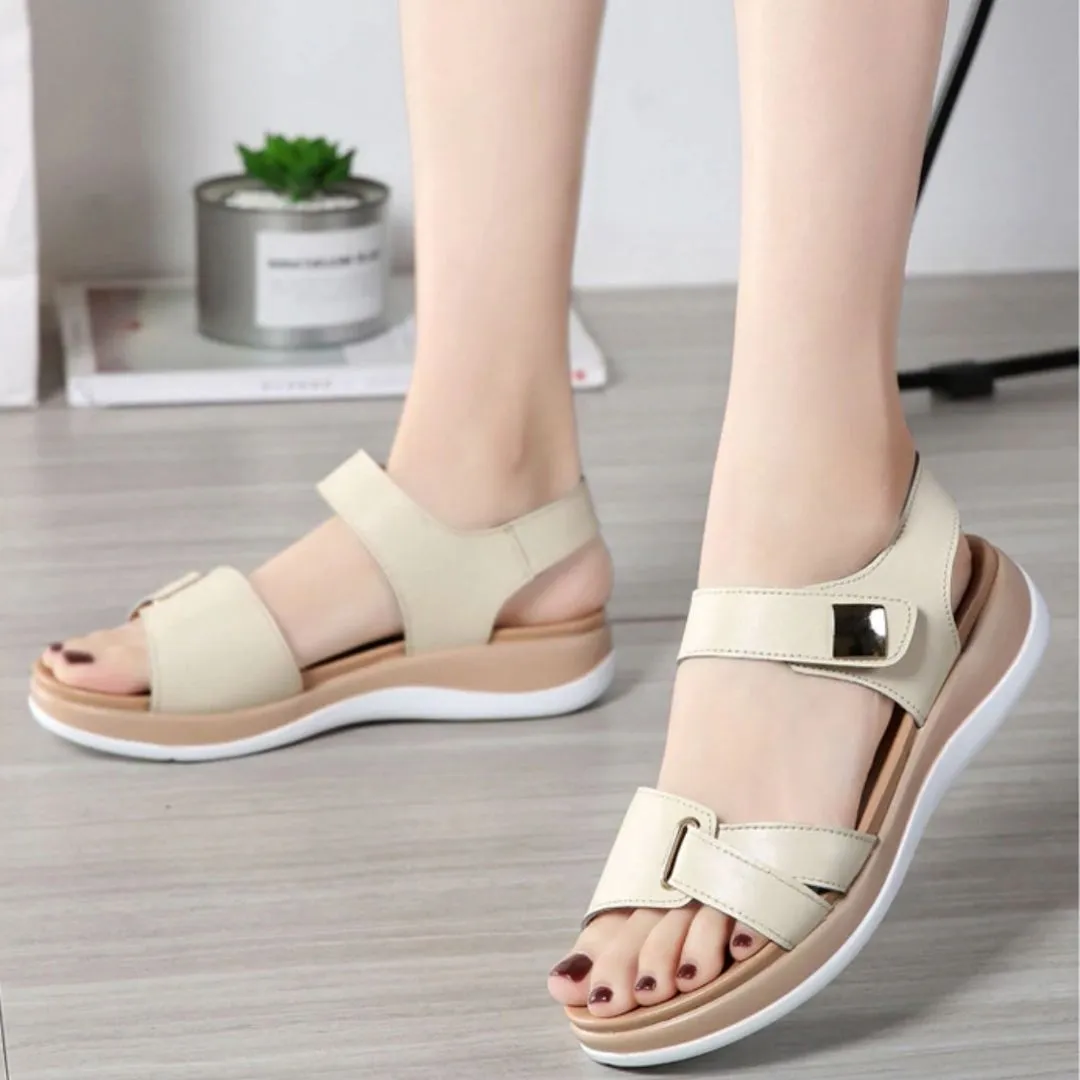 OCW Women Premium Soft Leather Comfortable Sandals