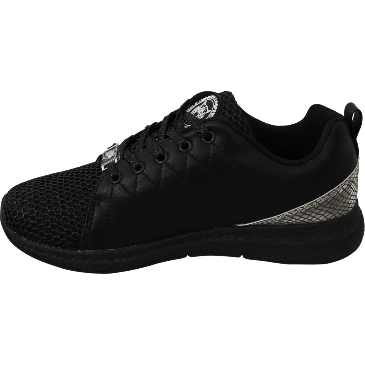 Philipp Plein Elegant Black Gisella Sneakers