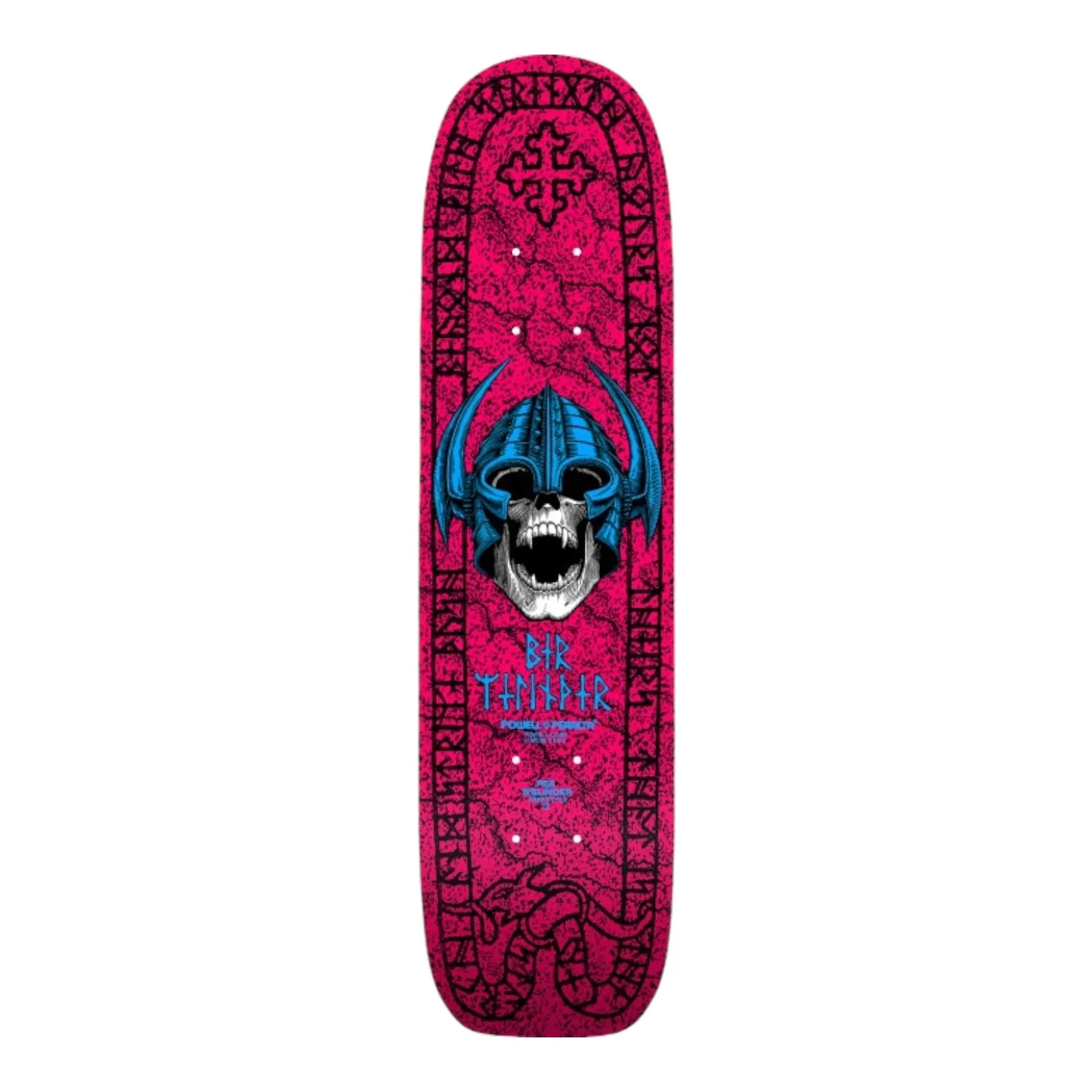 Powell Peralta Per Welinder Nordic Skull Freestyle Skateboard Deck 7.25” x 27” Hot Pink