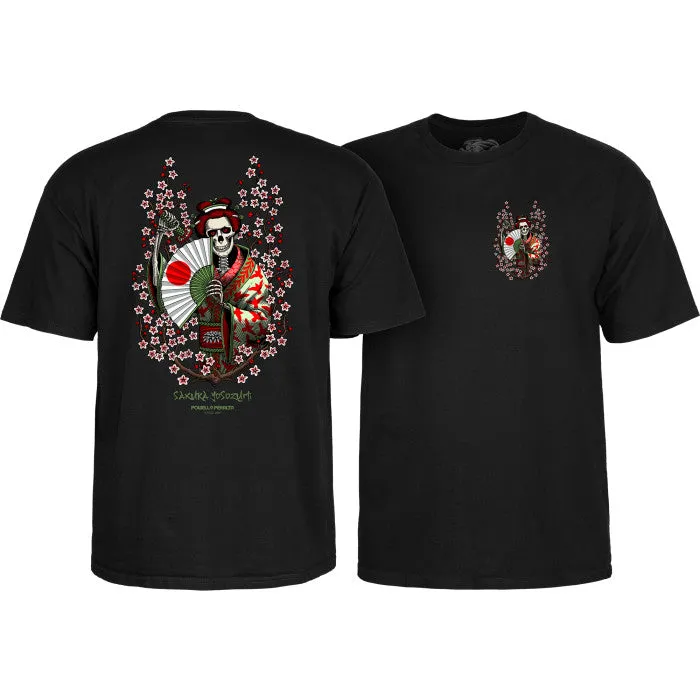 Powell Peralta Sakura Yosozumi Samurai T-shirt - Black